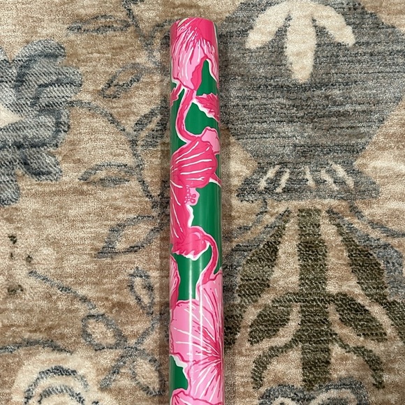Lilly Pulitzer Hibiscus Floral Print Gift Wrap Wrapping Paper NWT In Kelly Green - Picture 7 of 8